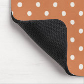 Tapis De Souris Taches de crème orange (Coin)