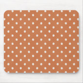Tapis De Souris Taches de crème orange (Devant)