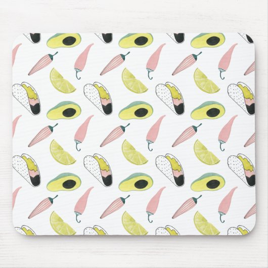 Tapis De Souris Taco à propos d'amour | Taco Element Circle (Devant)
