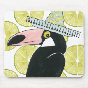 Tapis De Souris Taco à propos d'amour   Toucan Sombrero