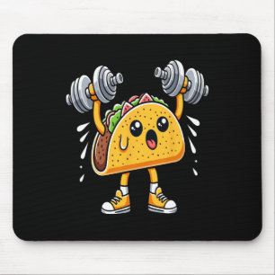 Tapis De Souris Taco Fitness Workout Gym Cinco De Mayo Mexicaine F