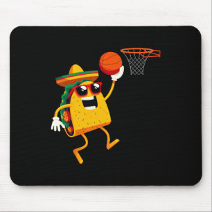 Tapis De Souris Taco Jouant Squelette Pour Célébration Cinco De Ma