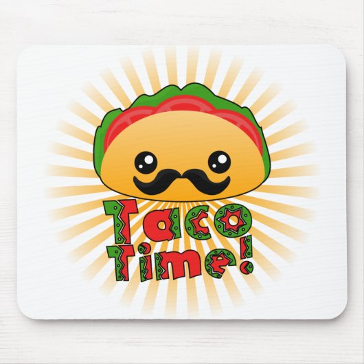 Tapis De Souris Taco Time (Devant)