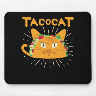 Tapis De Souris Tacocat a orthographié est vers l'arrière taco de