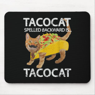 Tapis De Souris Tacocat Funny Chat Taco Lover Tee Kitty Tacos Chem