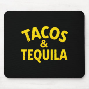 Tapis De Souris Tacos de fiesta mexicains vintage & boissons