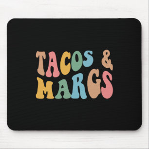 Tapis De Souris Tacos Et Margs Drôle Cinco De Mayo Fiesta Mexicain