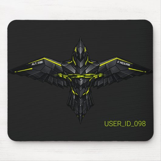 Tapis de souris Tactical RAVEN_CORE Gamer - Vert a (Devant)