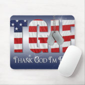 Tapis De Souris Tags patriotiques (Avec souris)