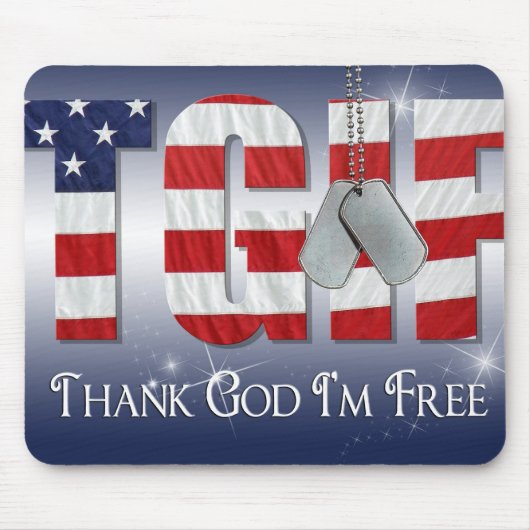 Tapis De Souris Tags patriotiques (Devant)