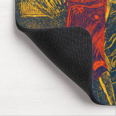 Tapis De Souris Tahitian Femmes et Chien, Gauguin (Coin)