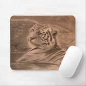 Tapis De Souris "Taking A Dip" tiger mousepad (Avec souris)