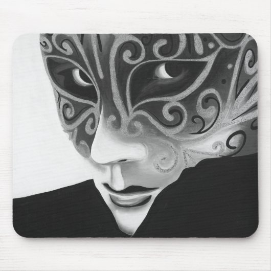 Tapis De Souris Talent argenté Mousepad de B/W (Devant)