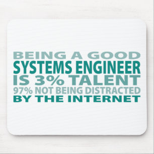 Tapis De Souris Talent du technicien système 3%