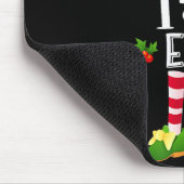 Tapis De Souris Tall Christmas Elf Matching Pajama X-mas Party (Coin)