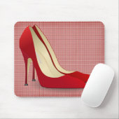 Tapis De Souris talons hauts rouge (Avec souris)