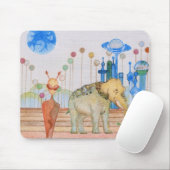Tapis De Souris TAMA et son éléphant Mousepad (Avec souris)