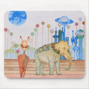 Tapis De Souris TAMA et son éléphant Mousepad