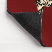 Tapis De Souris Tan Brindle Greyhound (Coin)