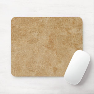 Tapis De Souris Tan Chamois Faux Cuir
