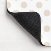 Tapis De Souris Tan pois (Coin)