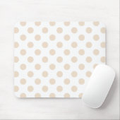 Tapis De Souris Tan pois (Avec souris)