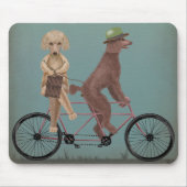 Tapis De Souris Tandem de caniche (Devant)