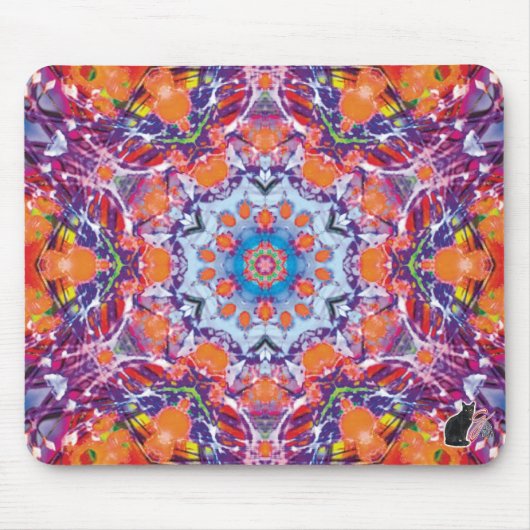 Tapis De Souris Tanger Kaleidoscope Souris (Devant)