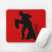 Tapis De Souris Tango ! Ballroom Dance Couple Silhouette (Avec souris)