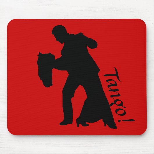 Tapis De Souris Tango ! Ballroom Dance Couple Silhouette (Devant)