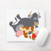 Tapis De Souris Tango ! ! (taureau et vache) mousepad (Avec souris)