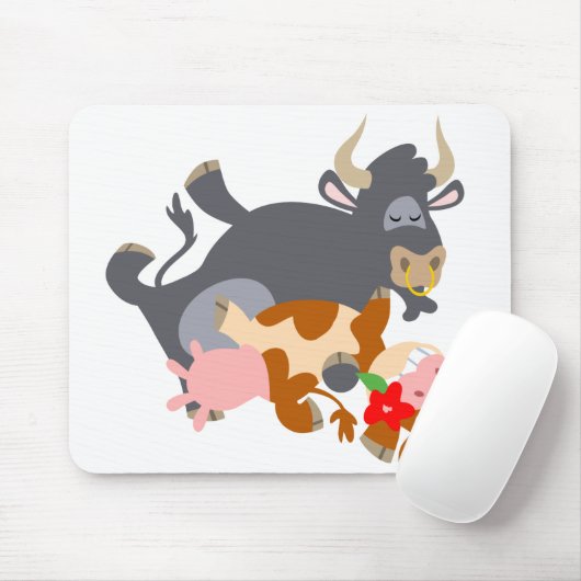Tapis De Souris Tango ! ! (taureau et vache) mousepad (Avec souris)