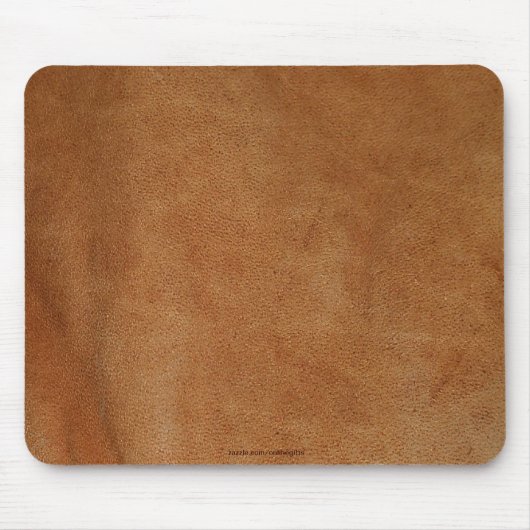 Tapis De Souris Tannée en cuir look Texture-effet Rustique Mousepa (Devant)