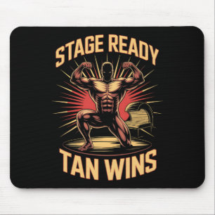 Tapis De Souris Tanning Bed Stage Prêt Bodybuilders Fitness Men T