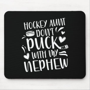 Tapis De Souris Tante de hockey d'un joueur de hockey Tante de hoc