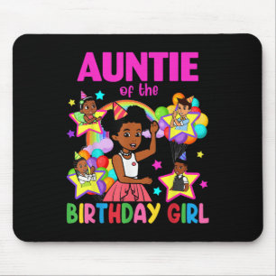 Tapis De Souris Tante de la fille d'anniversaire Poupées d'anniver