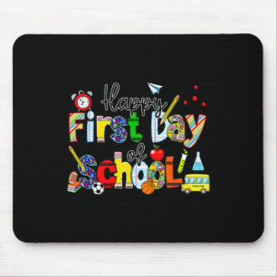 Tapis De Souris Tante du grand garçon de pêche premier anniversair