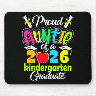 Tapis De Souris Tante fière de la promotion 2026 de la maternelle