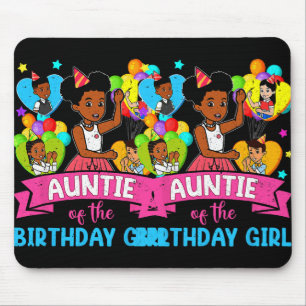 Tapis De Souris Tante Gracie's Corner Birthday Dolls mignonne Part
