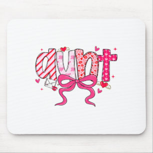 Tapis De Souris Tante Valentine Heart Tante de la Saint-Valentin C