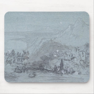 Tapis De Souris Taormina, des "vues de la Sicile" (craie et