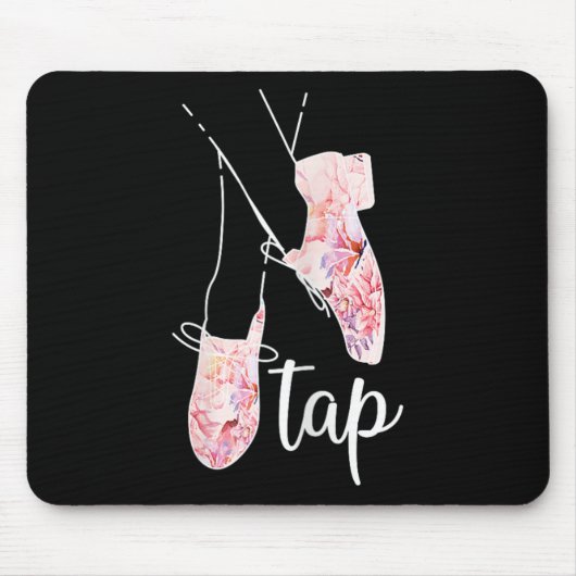 Tapis De Souris Tap Dance Lover Tap Danseuse Professeur de danse (Devant)