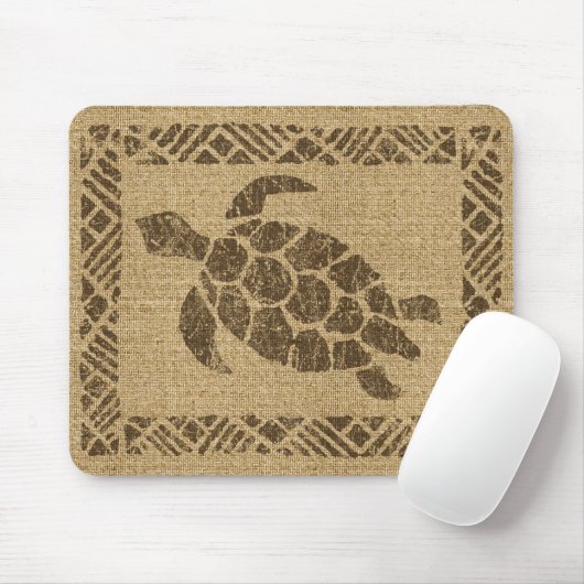 Tapis De Souris Tapa Mousepad de Honu (Avec souris)
