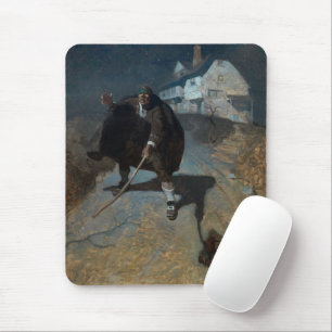 Tapis De Souris Taper sur la route dans une frénésie de Wyeth