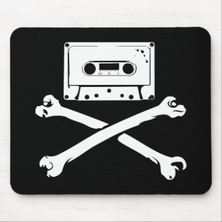 Tapis De Souris Taping à la maison de piraterie de bande et de