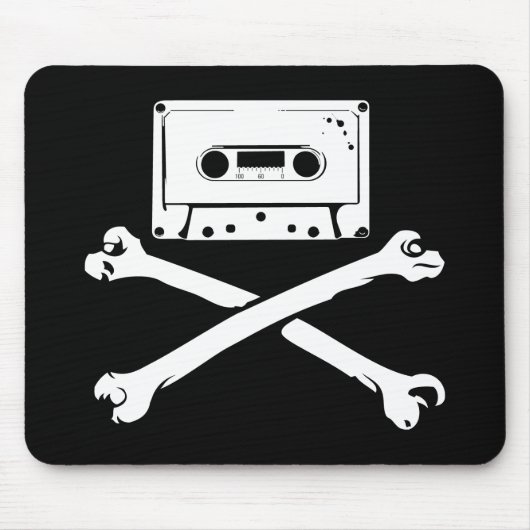 Tapis De Souris Taping à la maison de piraterie de bande et de (Devant)