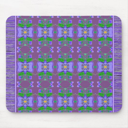 Tapis De Souris Tapis de la souris à motif violet (Devant)
