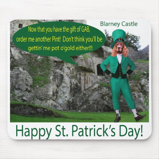 Tapis De Souris tapis de souris. Joyeux St. Patrick's Day. Irish s (Devant)