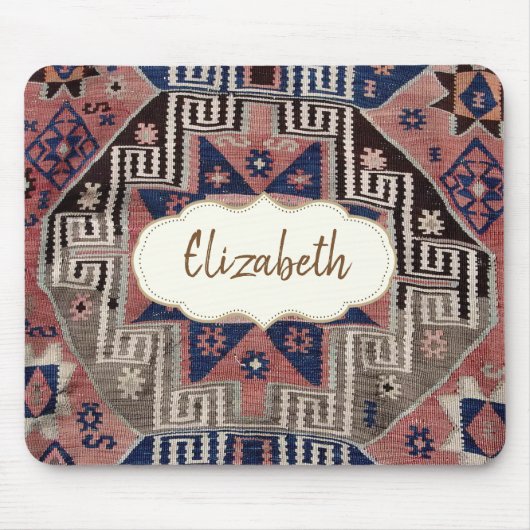 Tapis De Souris Tapis perse rouge oriental antique (Devant)