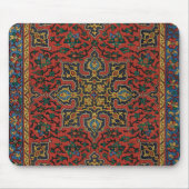 Tapis De Souris Tapis Perse Tapis Rouge Bleu classique (Devant)